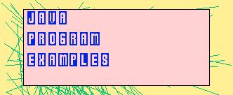 java program examples